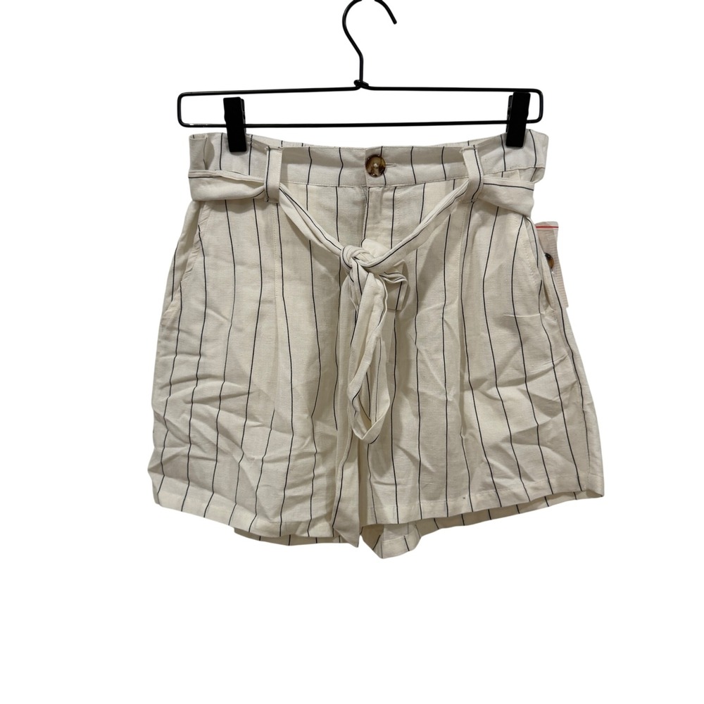 Billabong Come At Me Pinstripe Paperbag Shorts Salt Crystal J201WBCO Mens Medium